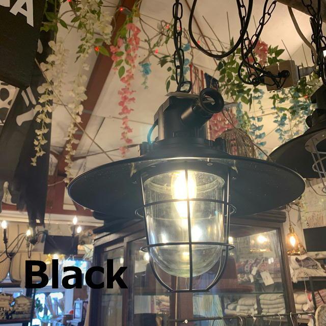 TOPANGA Lighting レトロマリンペンダントランプ 全二色 ブラック ホワイト ペンダントライト 吊り下げランプ 1灯の画像
