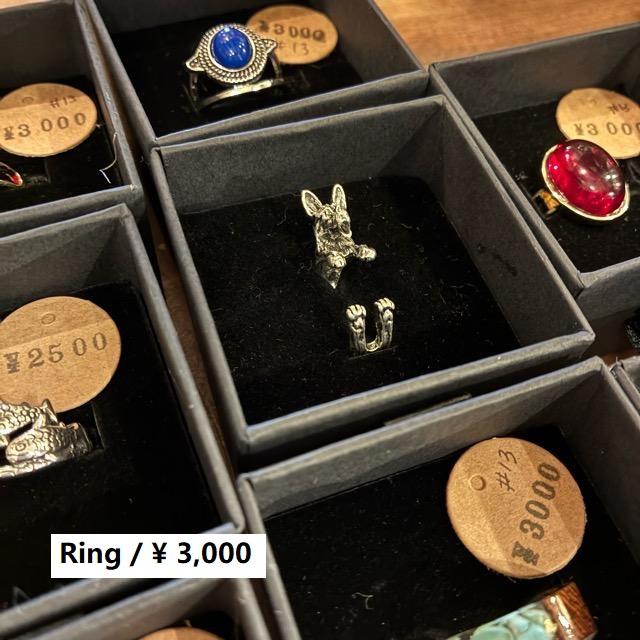 TOPANGA Jewelry 　アニマルリング　ウルフドッグ　13号　ハスキー　シルバー　指輪　アクセサリー　ジュエリー　小物　プレゼント　メンズ　レディース　ギフト | 