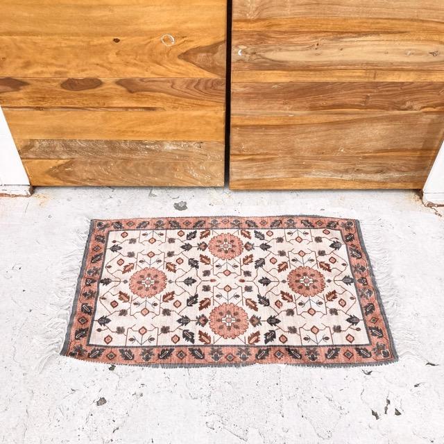 TOPANGA Homefurnishing　ペルシャプリントエントランスマット　キャラジ　50×85cm　玄関マット　ラグマット　ペルシャ絨毯　ポリエステル |  | 02