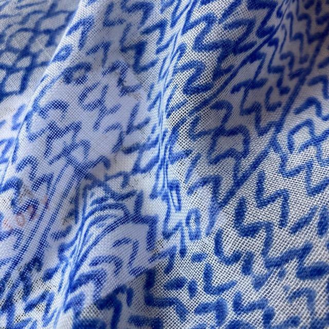 TOPANGA Accessory　スムースタッセルビッグストール　Surface　ブルー　スカーフ　ショール　マフラー　大判ストール　羽織　薄手　フリンジ　冷房対策 |  | 04