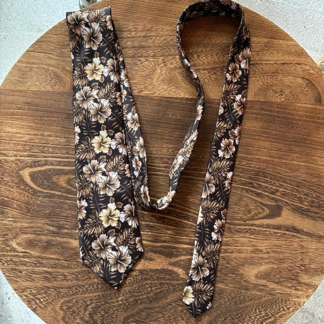 TOPANGA Accessory ヘリテージタイ　ハイビスカス　ブラック　ネクタイ　プレゼント　フォーマル　カジュアル　スーツ　メール便　クラシック　ヴィンテージ　 |  | 02