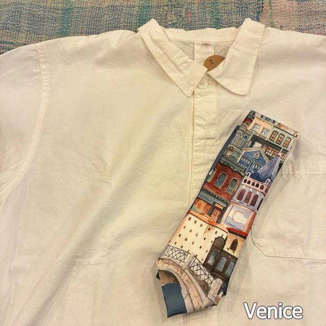 TOPANGA Accessory Art necktie 4type Venice World Anchor Key |  | 01
