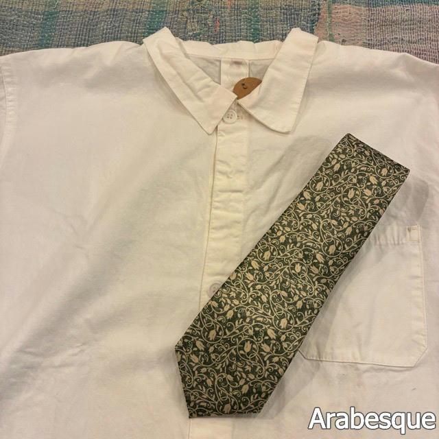 TOPANGA Accessory Art necktie 4type Circle Arabesque Flower Hibiscus |  | 02