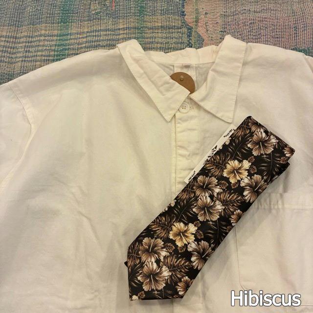 TOPANGA Accessory Art necktie 4type Circle Arabesque Flower Hibiscus |  | 04