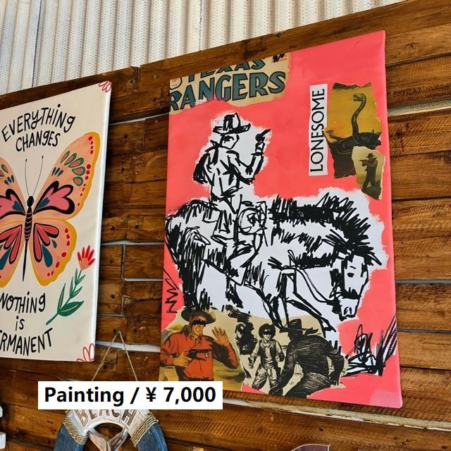 TOPANGA Zakka アートポスター　TEXAS RANGERS　カウボーイ　テキサス　ウォールデコ　壁飾り　絵画　リビング　寝室　ダイニング　エントランス　A1 | 