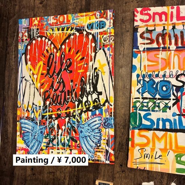 TOPANGA Zakka アートポスター　Life is Beautiful　ポップアート　グラフィティ　ウォールデコ　壁飾り　絵画　リビング　寝室　ダイニング　エントランス　A1 | 