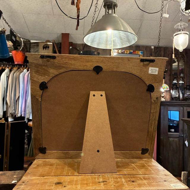 India Mango wood carving frame mirror　インド　マンゴーウッドカービングフレームミラー　スタンドミラー　ウォールミラー　木製　アンティーク　壁掛け　鏡 |  | 04