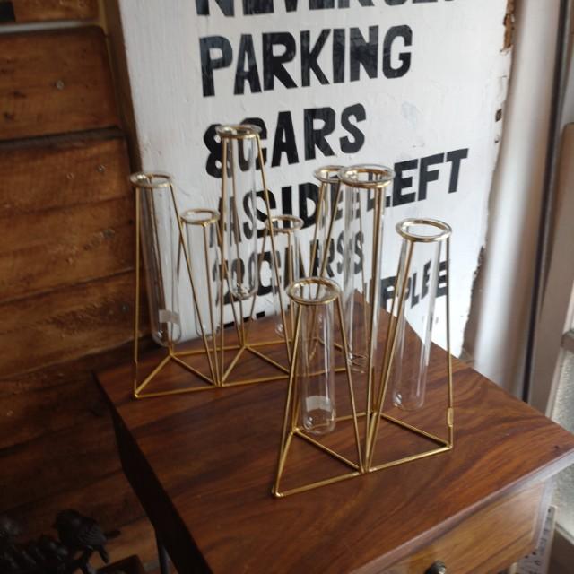 in bloomフラワーベース　3連　生花　ドライフラワー　花瓶　花　インテリア |  | 11