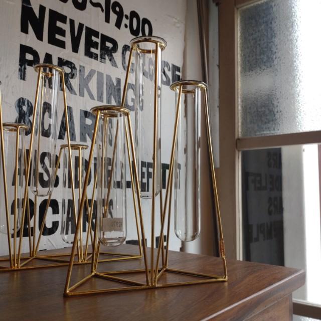 in bloomフラワーベース　3連　生花　ドライフラワー　花瓶　花　インテリア |  | 12