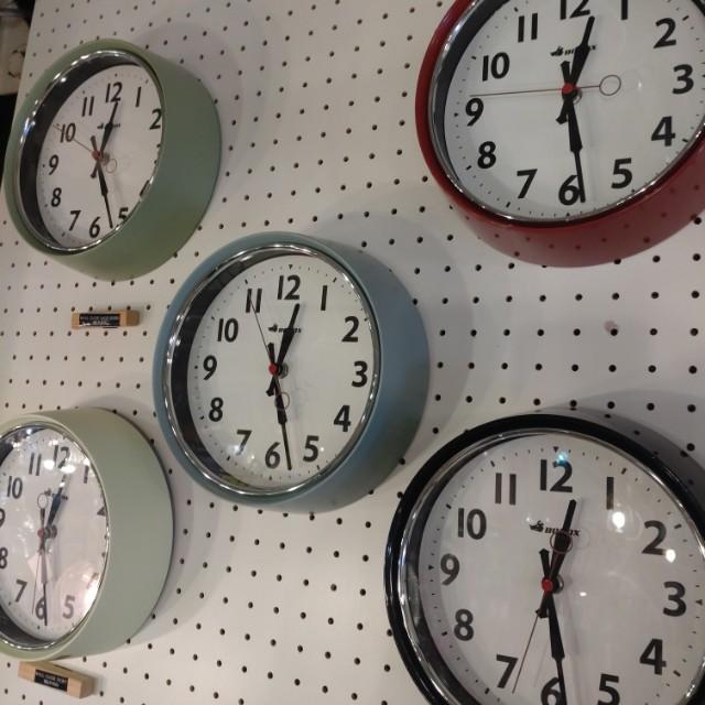 BONOX　ユーティリティウォールクロック　全5種　時計　壁掛け統計　リビング　 | 