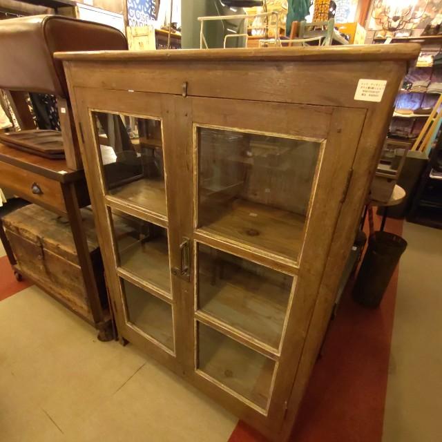 【東京都内23区配送無料】アンティーク　ガラス　テーブル　飾り棚　什器　イギリス 東京都内23区配送無料】アンティーク ガラス テーブル 飾り棚