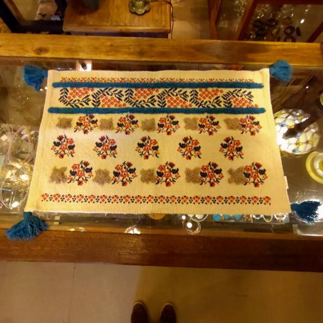 プリント＆タフトマット プリクラ―サ　40×60　ブルー　ピンク　玄関　エントランス　ラグマット　インド |  | 01