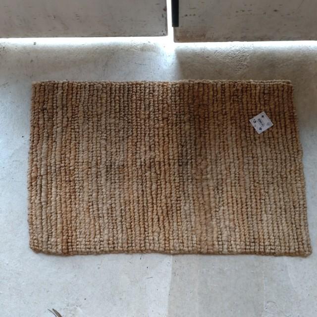 TOPANGA Homefurnishings ジュートラグマット　タイプA 　レクタングル　50×80cm　フロアマット　リビングマット　天然素材　 |  | 01