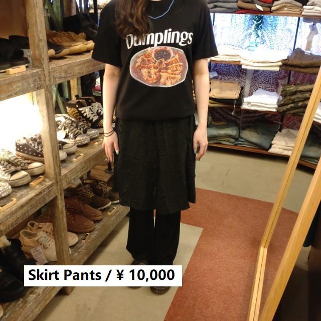 Topanga Lady's　レーススカートパンツ　全2種　ブラック　ホワイト　スカートパンツ　　 | 