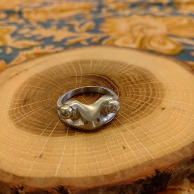 TOPANGA Jewelry A frog Pops Up Ring　Ring Size 17　Ring　Accessory　Present　Simple　Vintage　Antique |  | 02