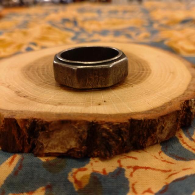 TOPANGA Jewelry Simple Octagon Ring　Ring Size 30　Ring　Accessory　Present　Simple　Vintage　Antique |  | 02