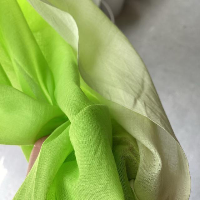 ダブルガーゼカーテン グリーン 100×138cm : 輸入雑貨屋 BON ETO