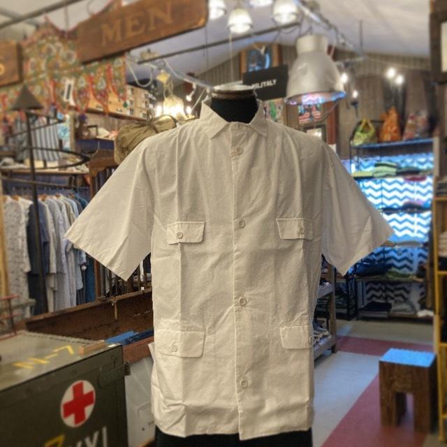 LOLO 半袖シャツ LOLO（ロロ） フラップポケット半袖シャツ ホワイト : 輸入雑貨屋 BON