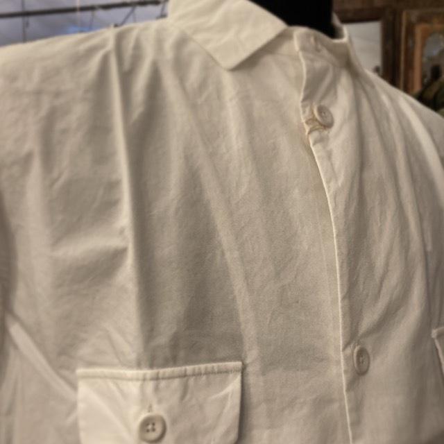 LOLO（ロロ） フラップポケット半袖シャツ ホワイト : 輸入雑貨屋 BON