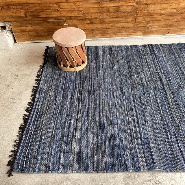 ブルーデニムラグ 190×240cm LOS/201200694 : 輸入雑貨屋 BON