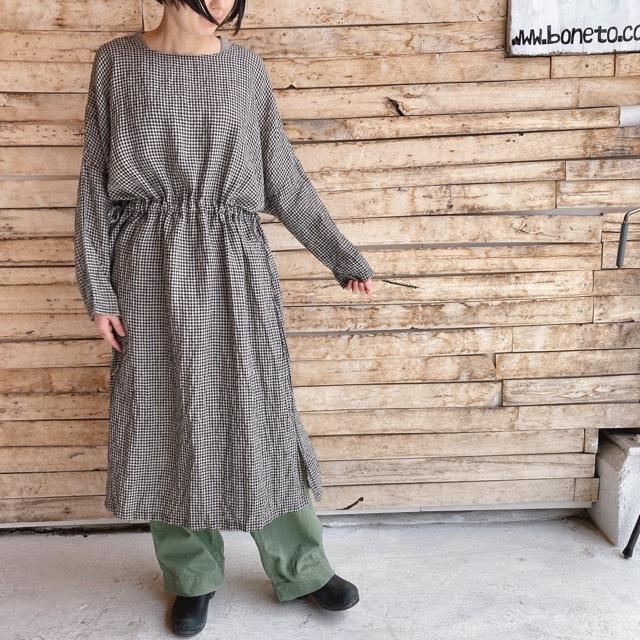 Topanga Lady S ギンガムチェックカンフーワンピース ブラック I4 Top One05 輸入雑貨屋 Bon Eto Vikings 通販 Yahoo ショッピング