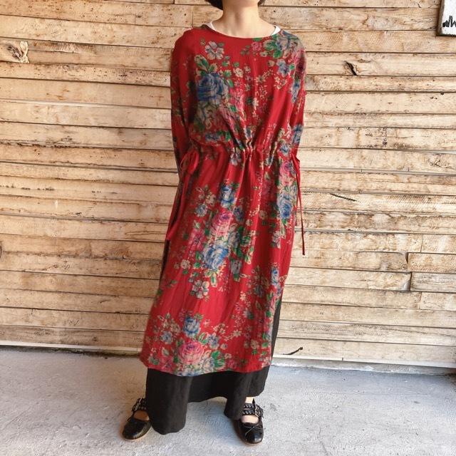 正規品 Topanga Lady S ローズカンフーワンピース レッド 値引きする Codewitty Com