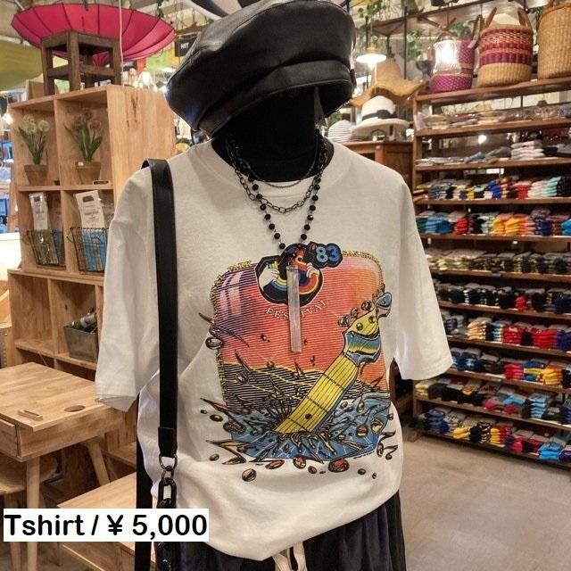TOPANGA Lady's　USフェスTシャツ　ホワイト【メール便可】