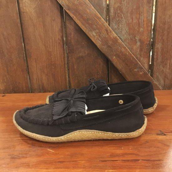 SECCHIARI MICHELE Italy モカシンローファー ブラック : 輸入雑貨屋