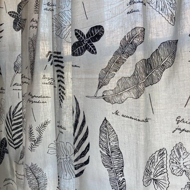 ランドスケープ カーテン 110×180cm リーブス : 輸入雑貨屋 BON