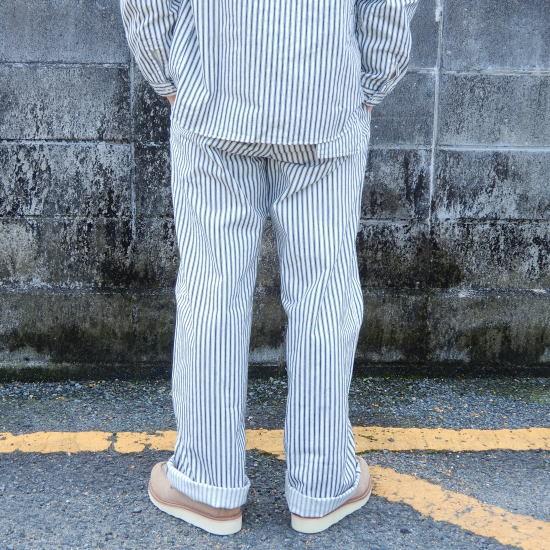 LOLO ロロ　8オンスデニムパンツ　ヒッコリー　XL LOLO LIKE ロロ 8オンスデニムパンツ ヒッコリー : 輸入雑貨屋