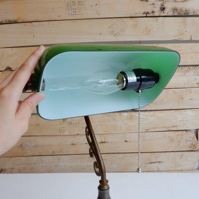 ラテスカービべ　 【美品】バンカーズ・ランプ　1個 Bankers lamp (S)｜ARTWORKSTUDIO公式