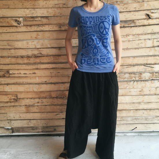 ハンドプリントTシャツ LOVE&PEACE : 輸入雑貨屋 BON ETO Vikings