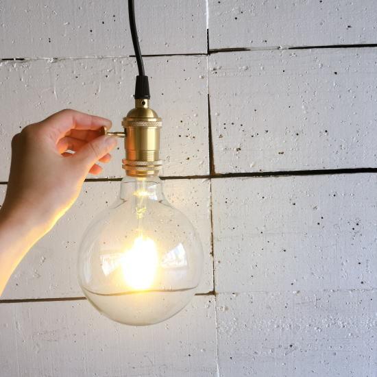 TOPANGA Lighting 真鍮ペンダントソケット ロータリースイッチ