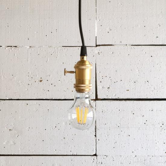 TOPANGA Lighting 真鍮ペンダントソケット ロータリースイッチ