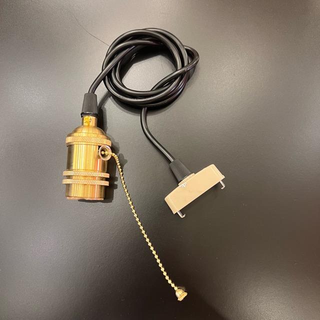 TOPANGA Lighting　真鍮ペンダントソケット　プルスイッチ　ペンダントランプ 　コード　長さ調整　ダクトレール　E26　シーリング　はだか電球　照明 |  | 03
