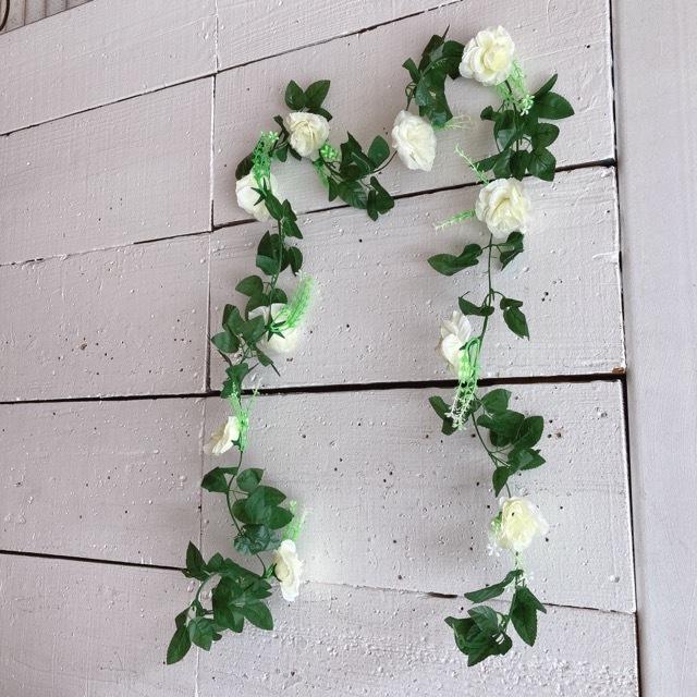 TOPANGA Zakka ローズ＆アイビーガーランド　　ホワイト |  | 03