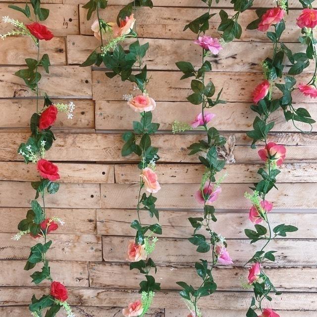 TOPANGA Zakka ローズ＆アイビーガーランド　　ホワイト |  | 04