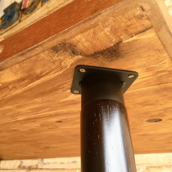 ☆地域限定送料無料☆木製テーブル 脚四つ股 ②700×1100×730 ☆地域限定送料無料☆木製テーブル 脚四つ股 ②700×1100×730