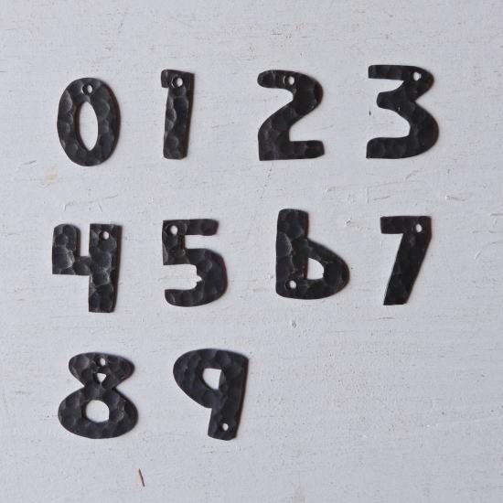 TOPANGA Zakka ハンマーアイアン ナンバープレート 小 (メール便可