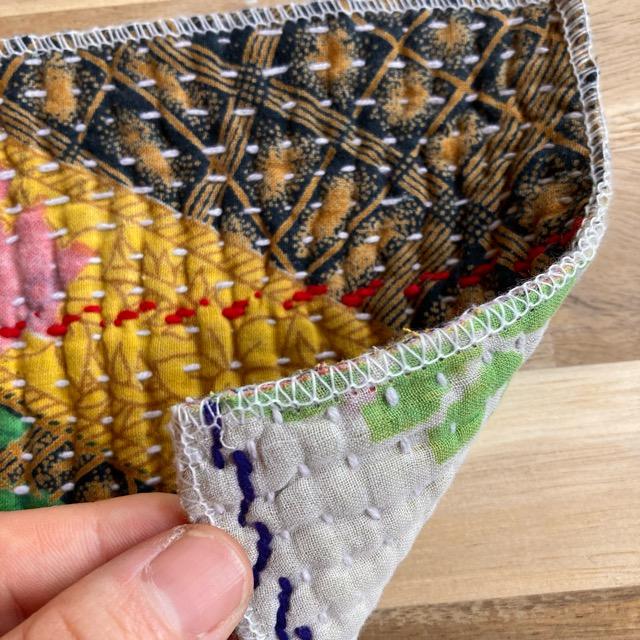 TOPANGA Kitchen ヴィンテージラリーキルトコースター アソート