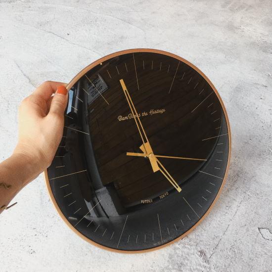 レトロフューチャーウォールクロック　ブラック |  | 01