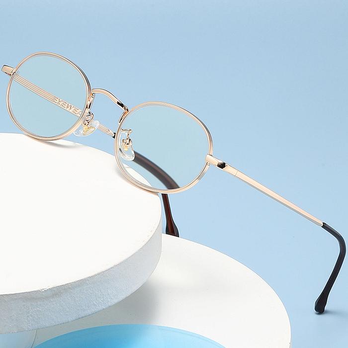 老眼鏡 ブルーライトカット おしゃれ レディース 丸型系 TR90 デザイン