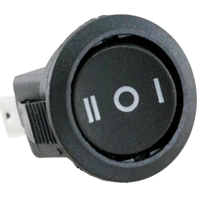 ロッカスイッチ 汎用ON-OFF-ON 3極DC12V用スイッチ 丸型黒色小 ロッカースイッチ as1105 |  | 02
