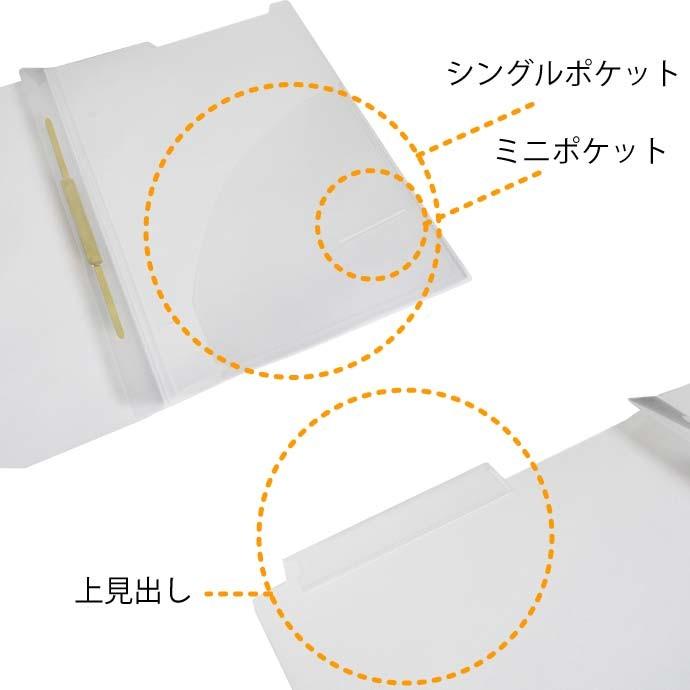 A4 カルテフォルダー 10枚 ファスナー付 ヨコ置き 上見出し A4 カルテフォルダー 10枚 ファスナー付 ヨコ置き 上見出し