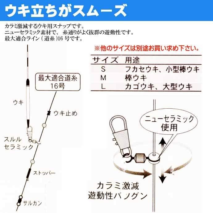 YO-ZURI スルルセラミック S フカセウキ小・小型棒ウキ用 YO-ZURI スルルセラミック S フカセウキ小・小型棒ウキ用