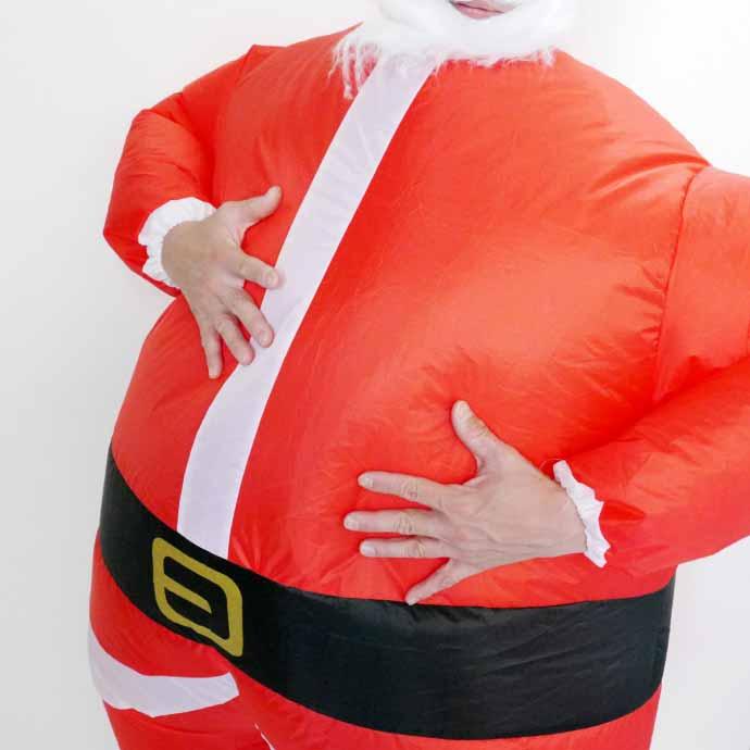 サンタクロース衣装 クリスマス着ぐるみ 風船サンタ服 150 サンタクロース衣装 クリスマス着ぐるみ 風船サンタ服 150