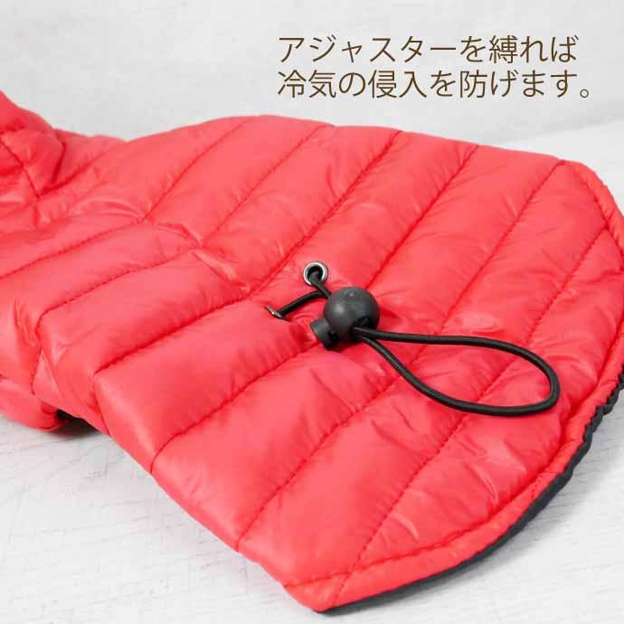 犬服 犬用服 秋冬ペット服 ファーフード付ジャケット S赤 小型犬
