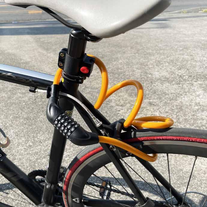irh. 様　ご確認ページ ワイヤーロック 自転車 鍵 ダイヤル式 5桁 1.2m オレンジ
