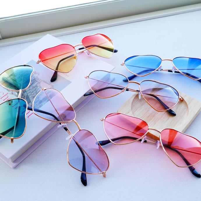 パーティサングラス ハート グラデーションカラー おしゃれ