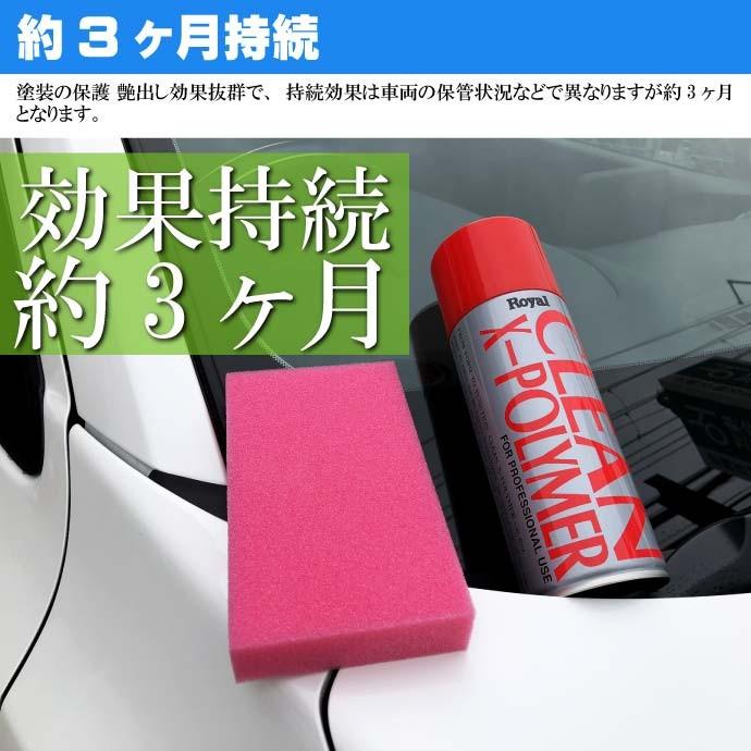 クリーンX ポリマー 420ml スポンジ付 スプレーポリマー 洗車 CLEAN-X